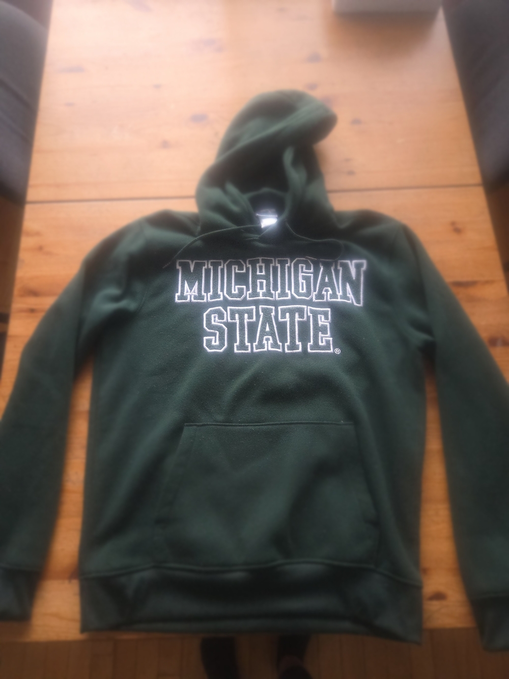 Michigan State Green Pullover Hoodie - Men's Sweatshirt